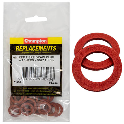 1/2 X 3/4IN X 3/32IN RED FIBRE (SUMP PLUG) WASHER Default Title