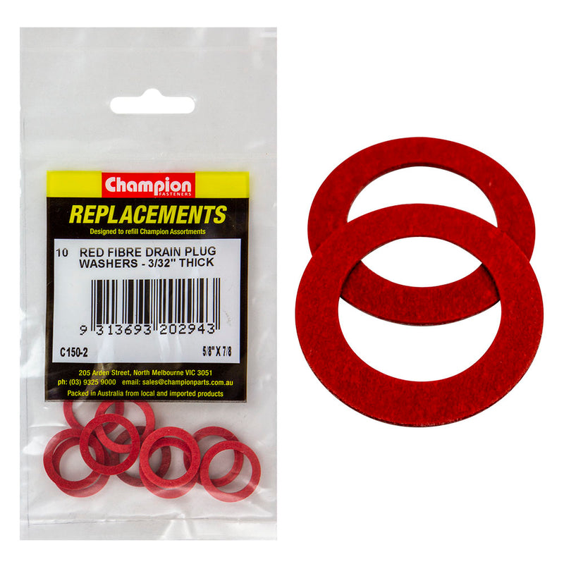 5/8 X 7/8IN X 3/32IN RED FIBRE (SUMP PLUG) WASHER Default Title