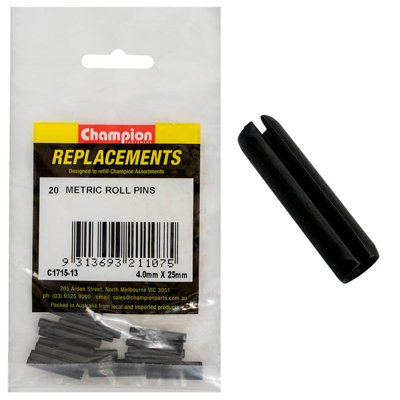 Champion 4mm x 25mm Roll Pin -20pk Default Title