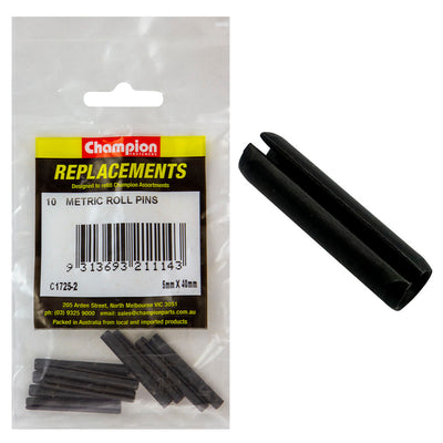 Champion 5mm x 40mm Roll Pin -10pk Default Title