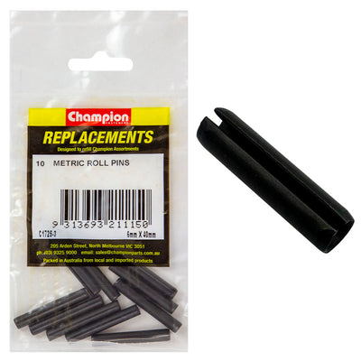 Champion 6mm x 40mm Roll Pin -10pk Default Title