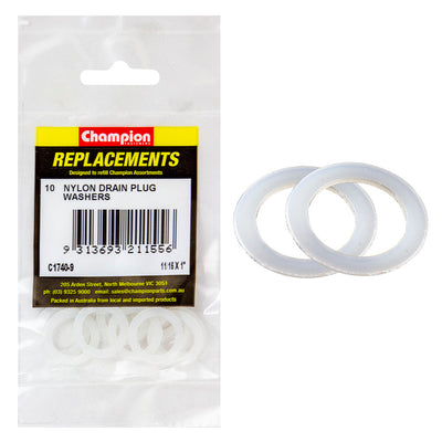 Champion 11/16in x 1in x 1/32in Nylon Washer -10pk Default Title