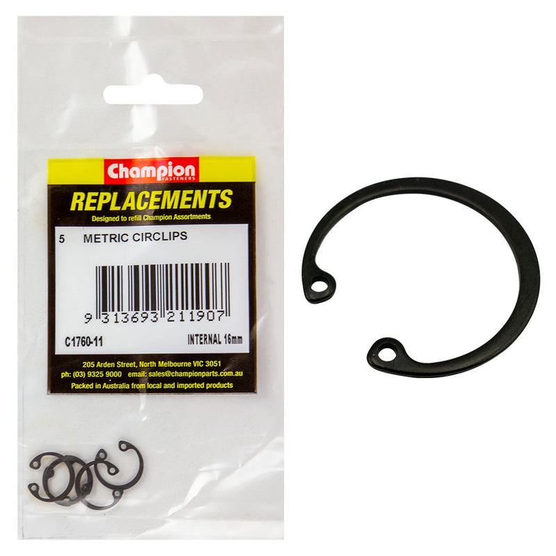 Champion 16mm internal Circlip -5pk Default Title