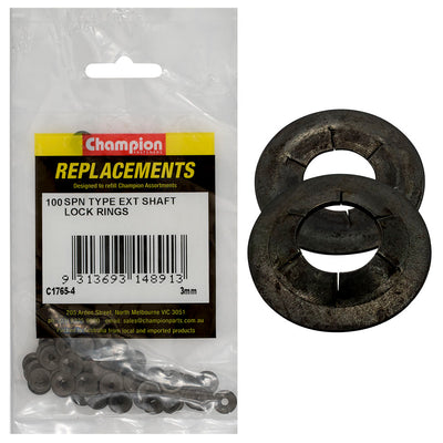 Champion 3mm Spn Type External Lock Rings -100pk Default Title