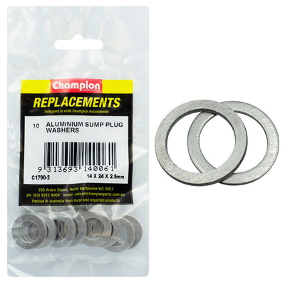 Champion M14 x 24mm x 2.5mm Aluminium Washer -10pk Default Title