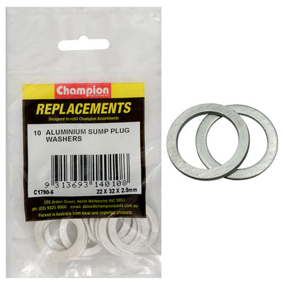 Champion M22 x 32mm x 2.5mm Aluminium Washer -10pk Default Title