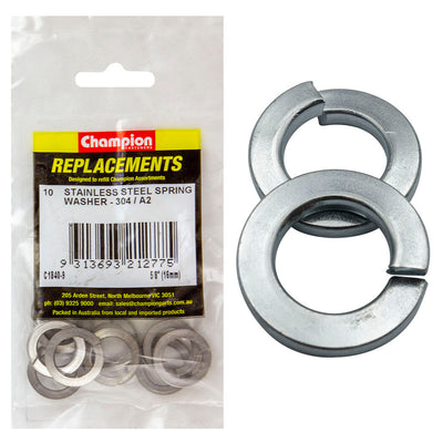 Champion 5/8in (M16) Stainless Spring Washer 304/A2 -10pk Default Title