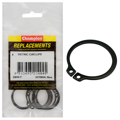 Champion 35mm External Circlip -5pk Default Title