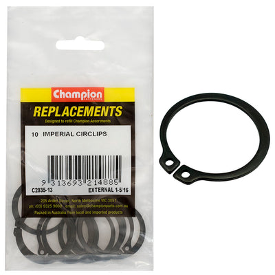 Champion 1-5/16in Imperial External Circlip -10pk Default Title