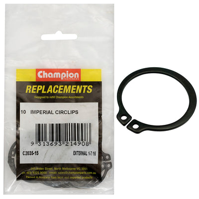 Champion 1-7/16in Imperial External Circlip -10pk Default Title