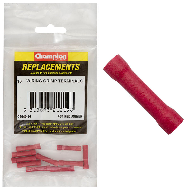 Champion Red Cable Connector Joiner -10pk Default Title