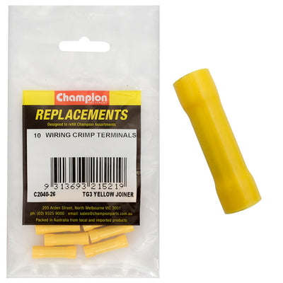Champion Yellow Cable Connector Joiner -10pk Default Title