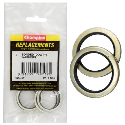 Champion Bonded Seal Washer (Dowty) 30mm -5pk Default Title