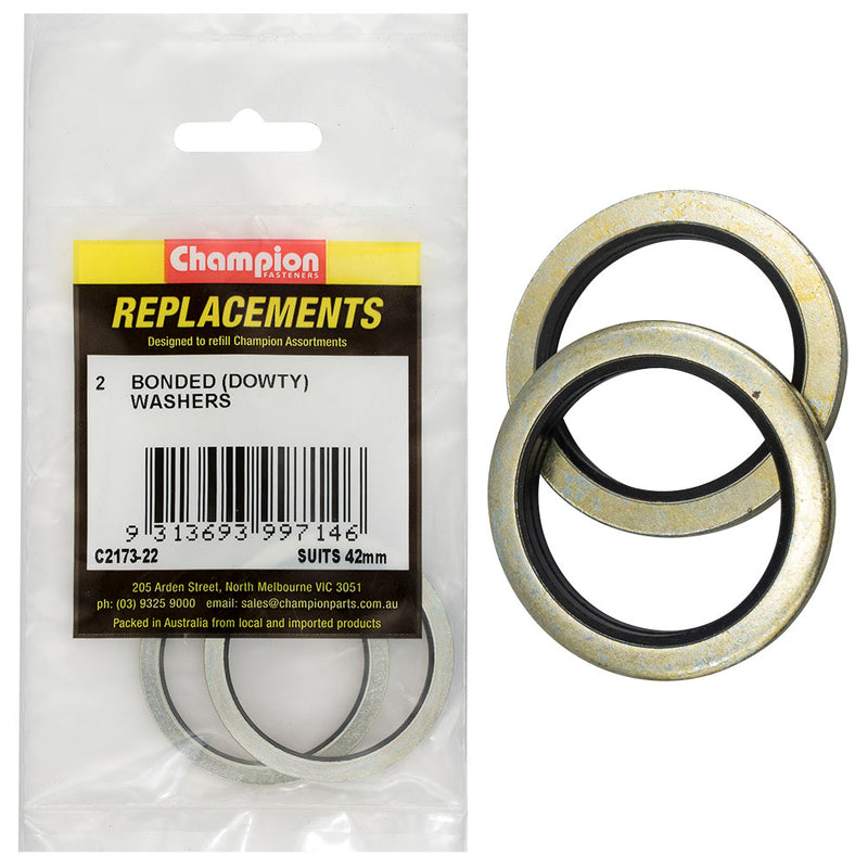 Champion Bonded Seal Washer (Dowty) 42mm -2pk Default Title