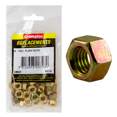 Champion M8 x 1.00 Hex Nut -50pk Default Title