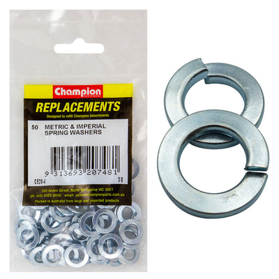 Champion 3/8in Flat Section Spring Washer -50pk Default Title