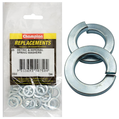 Champion 12mm Flat Section Spring Washer -25pk Default Title