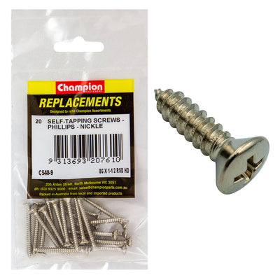 8G X 1-1/2IN S/TAPPING SCREW RSD HD PHILLIPS Default Title