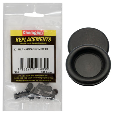 Champion 5/16in Rubber Blanking Grommets -20pk Default Title