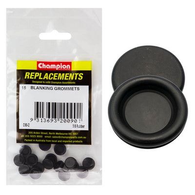 Champion 3/8in Rubber Blanking Grommets -15pk Default Title