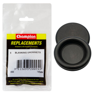 Champion 7/8in Rubber Blanking Grommets -5pk Default Title