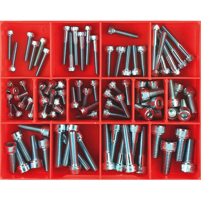 Champion 90pc Metric Socket Head Cap Screw Assortment GR8.8 Default Title