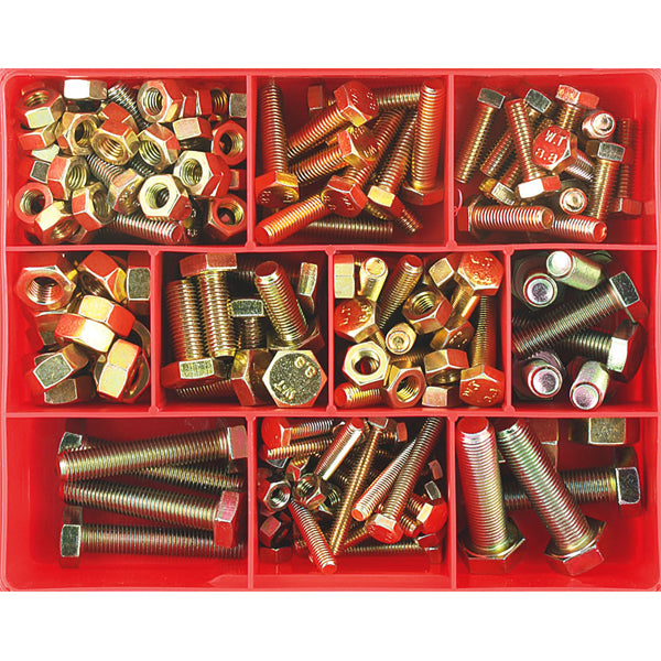 139PC METRIC SET SCREW & NUT ASSORTMENT GR8.8 Default Title