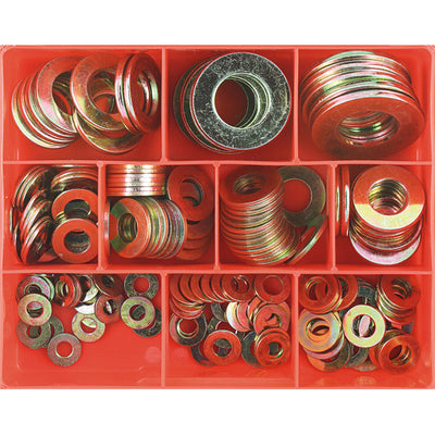 Champion 175pc High Tensile Flat Washer Assortment (Zinc) Default Title