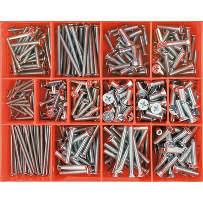 Champion 345pc Metric Machine Screw Assortment CSK HD PH Default Title