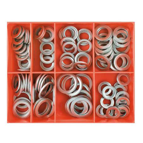 Champion 100pc mm/imp Aluminium Sump Plug Washer Assortment Default Title