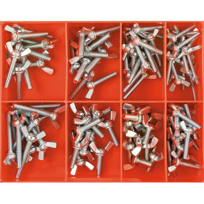 Champion 95pc Metric Wing Screw Assortment (Zinc) Default Title