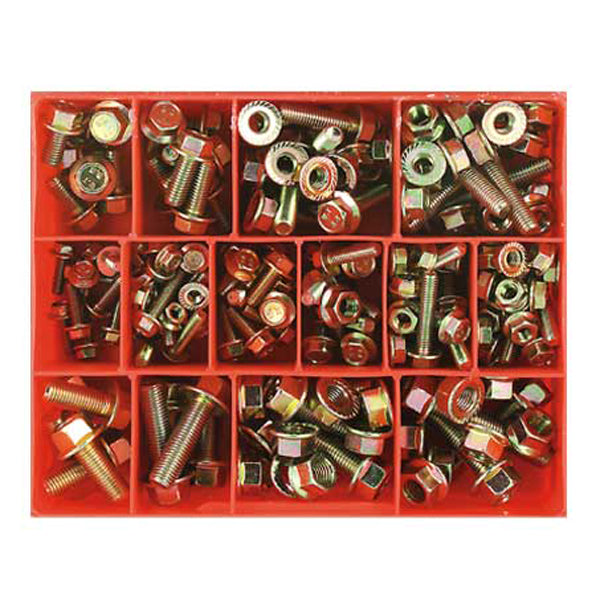 Champion 202pc Flange Head Metric Bolt & Nut Assortment Default Title