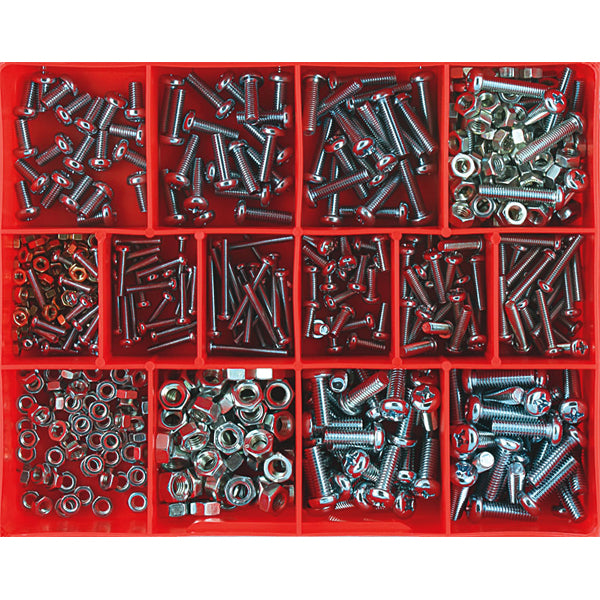 Champion 520pc Machine Screw & Nut Assortment (mm) Default Title