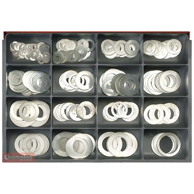 466PC MASTER STEEL SHIM WASHER ASSORTMENT -0.006IN Default Title