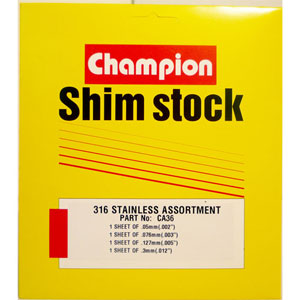 S/STEEL SHIM ASSORTMENT 150MM X 150MM (4 SIZES) Default Title