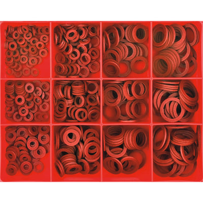 405PC 1/16IN RED FIBRE WASHER ASSORTMENT Default Title