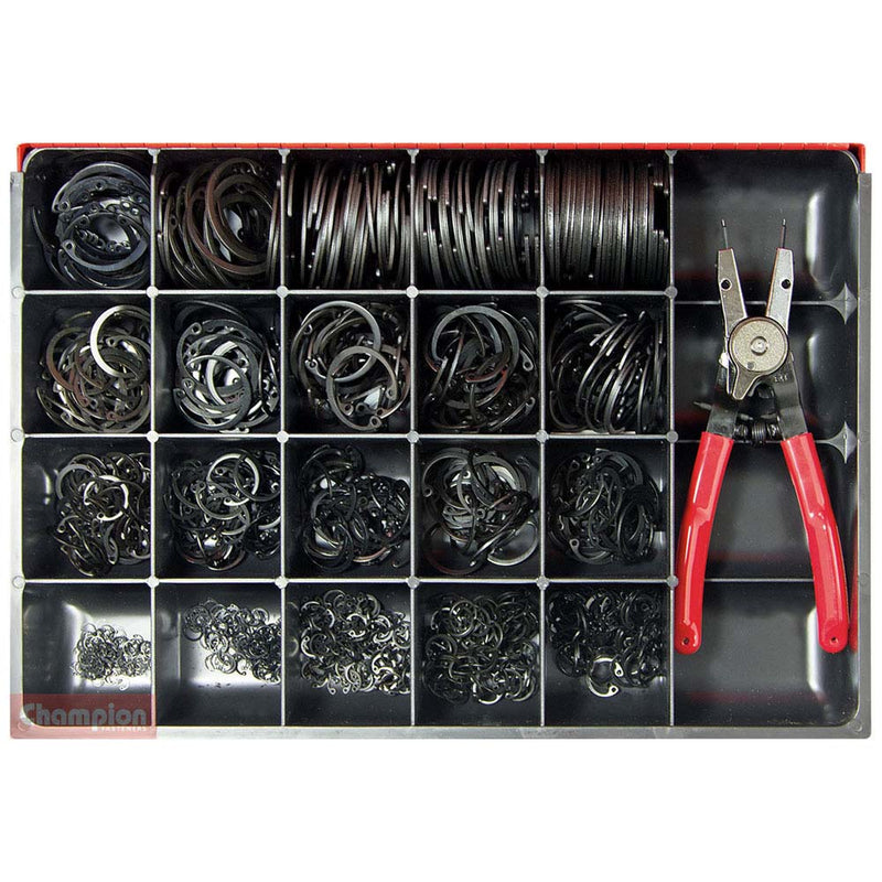 Champion Master Kit 851pc Metric Internal Circlip Assortment Default Title