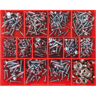 Champion 610pc Slotted Self Tapping Screw Assortment Default Title