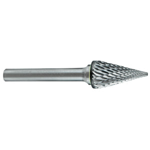 CARBIDE BURR 1/2 X 1IN X 1/4IN CONE SHAPE DC Default Title