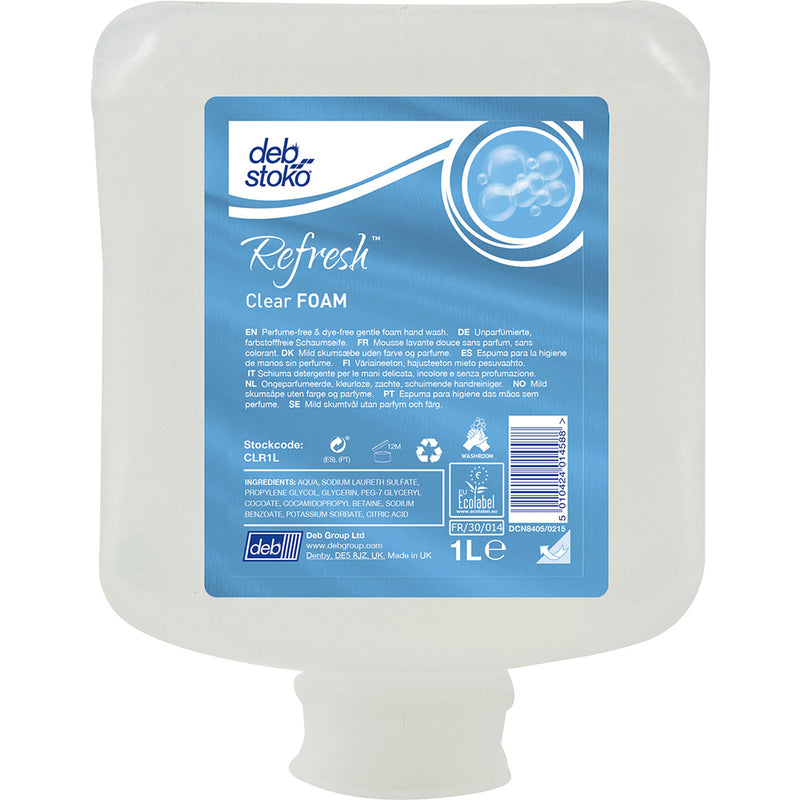 Deb|Stoko Refresh Clear Foam - 1L Cartridge Default Title