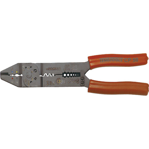 Teng 9in Crimping / Wire Stripper (Red) Default Title