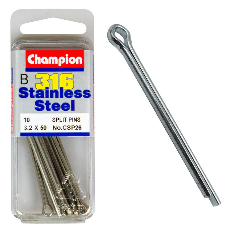 Champion 316/A4 Split Pin 3.2 x 50mm (B) Default Title