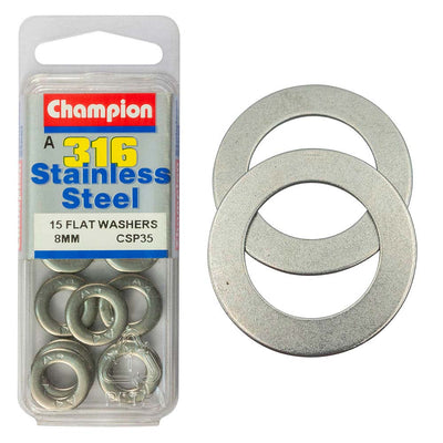 Champion 316/A4 M8 Flat Washer (A) Default Title