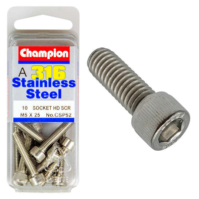 Champion 316/A4 M5 x 25 Socket HD Set Screw (A) Default Title