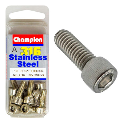 Champion 316/A4 M6 x 16 Socket HD Set Screw (A) Default Title