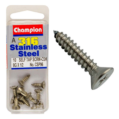 Champion 8G x 1/2in S/Tapp Set Screw - CSK 316/A4 (C) Default Title