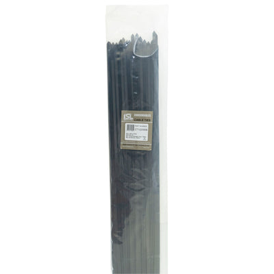 ISL 1220 x 9.0mm UV Nylon Cable Tie - Blk. - 50pk Default Title