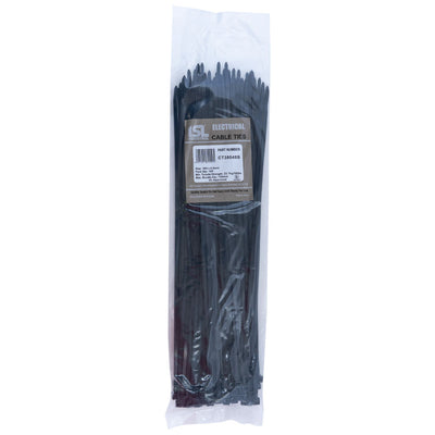 ISL 380 x 4.8mm UV Nylon Cable Tie - Blk. - 100pk Default Title