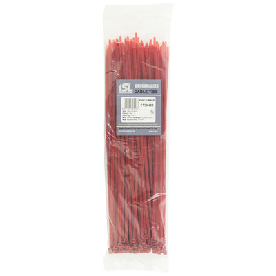 ISL 380 x 4.8mm Nylon Cable Tie - Red - 100pk Default Title