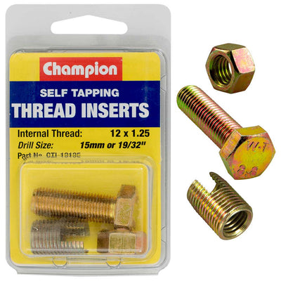Champion S/Tapp. Thread Insert - M12 x 1.25mm -1pk Default Title